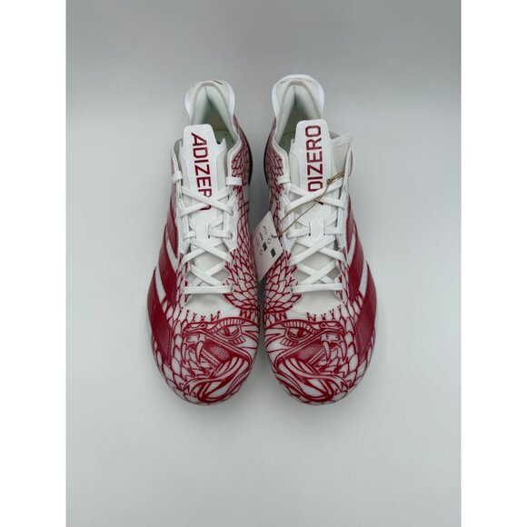 Size 10.5 - Adizero Electric.2 'Team Red White' Football Cleats - Picture 2 of 8